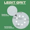 Legit Grit 5 inch Sand paper Disc, 8-Hole, 80 Grit, 150PK LG5-880-150 - alternate 4
